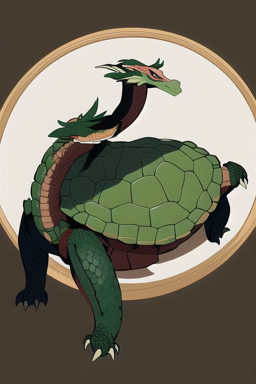An image depicting Dragon turtle (Chinese)
